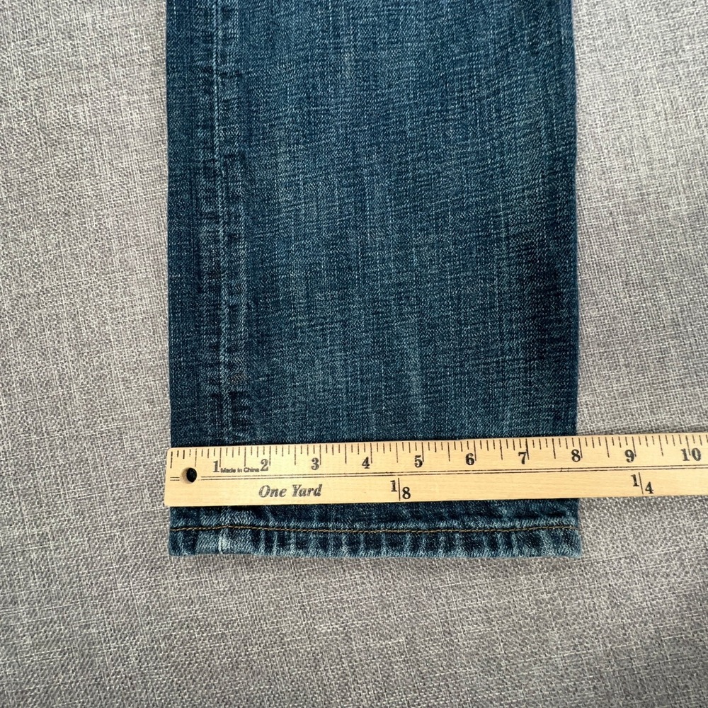 Vintage Y2K Levis 501 Original Jeans Men 32x30 (Fits 31x30) Blue Fade Whiskering - Picture 7 of 12
